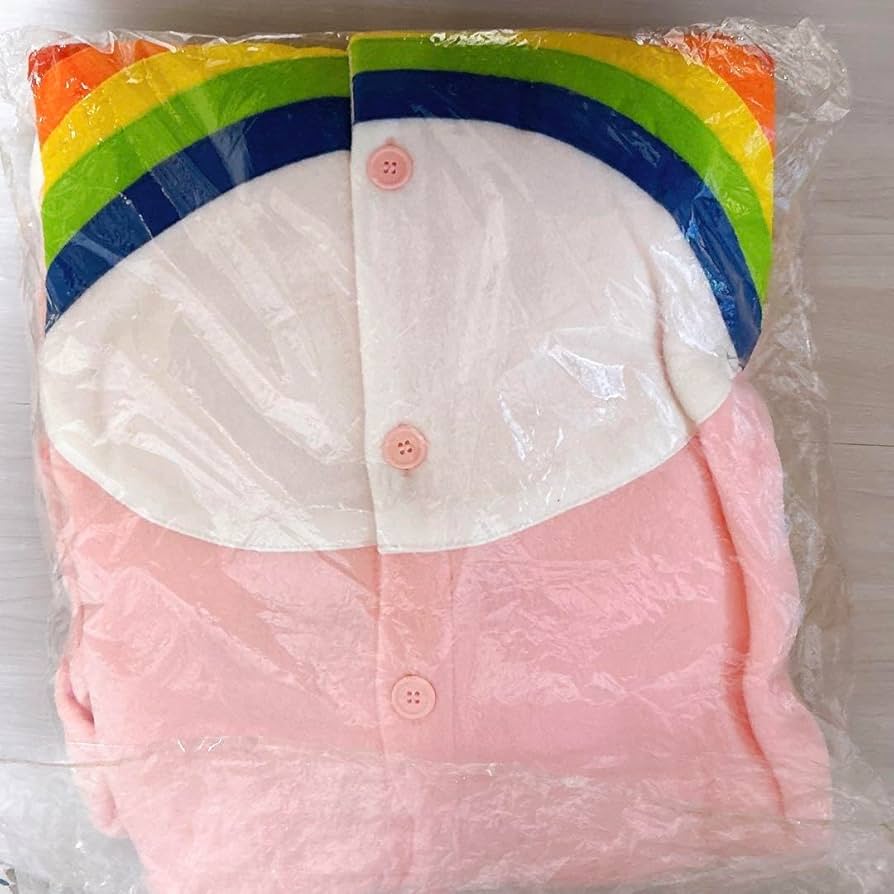 新品タグ付き　ケアベア　着ぐるみ　チアベア　大人用　フリーサイズ 新品タグ付きケアベア着ぐるみチアベア大人用フリーサイズ